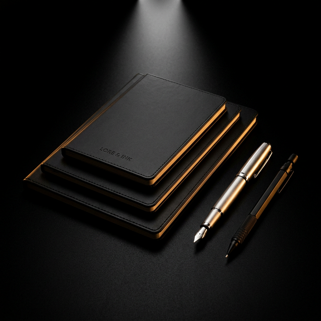 Dark stationery product